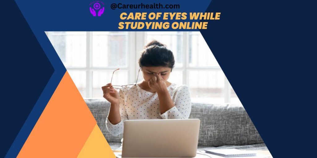 take care of eyes while studying online