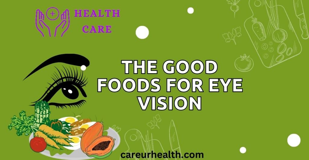 what foods are good for eye vision