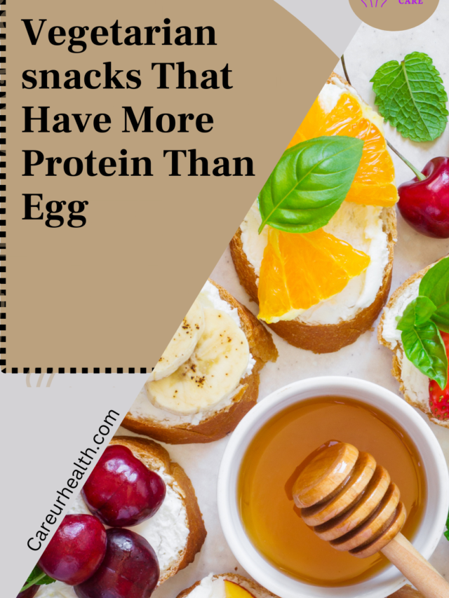 VEGETARIAN SNACKS THAT HAVE MORE PROTIEN THAN EGG